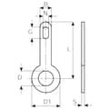 Miniatyrbild 3 av 3: Vogt Verbindungstechnik 2006.68 Lödögla Kontaktyta förtennad 100 st (L x B) 12 mm x 5.5 mm