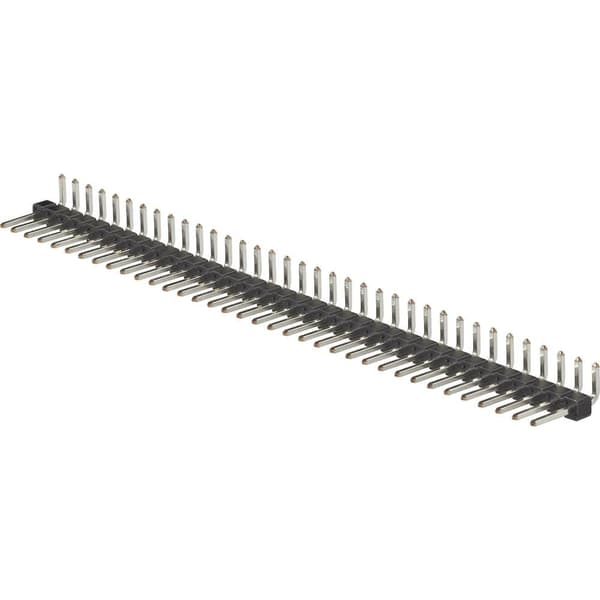 FCI Stiftlist (standard) Antal serier: 2 Antal positioner per rad: 36 77317-804-72LF 1 st