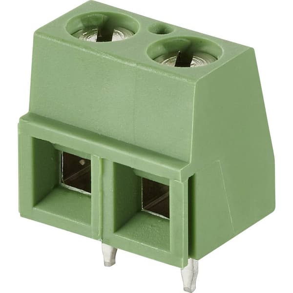 TE Connectivity 1-282836-2 Skruvklämma block 1.31 mm² Antal poler 12 Grön 1 st