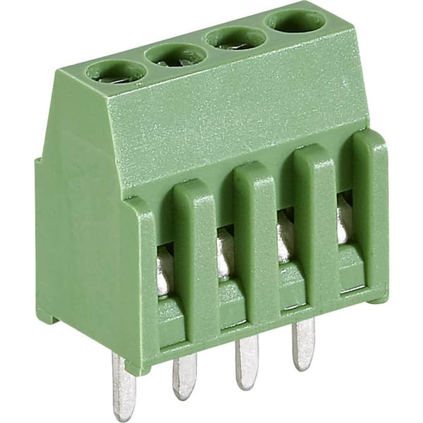 TE Connectivity 282834-6 Skruvklämma block 1.4 mm² Antal poler 6 Grön 1 st