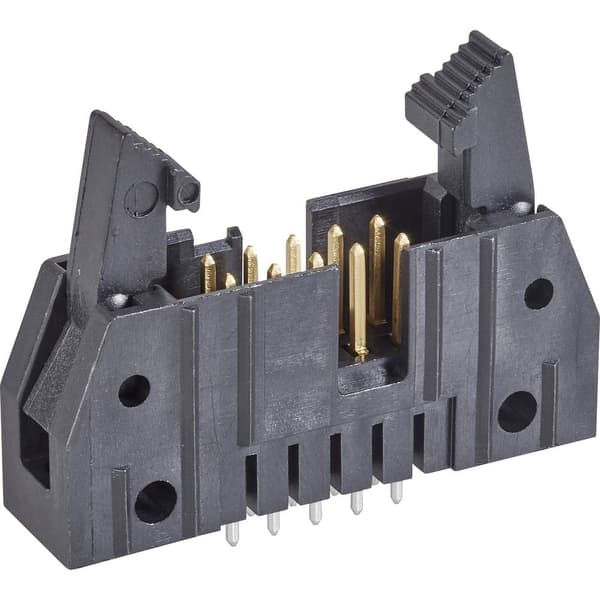 TE Connectivity 5499910-3 Stiftlist med utmatningsspak kort Rastermått: 2.54 mm Totalt antal poler: 16 Antal serier: 2