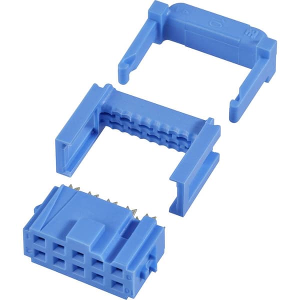 TE Connectivity 1-1658527-0 Kontaklist hona med dragavlastning Rastermått: 2.54 mm Totalt antal poler: 26 Antal serier: