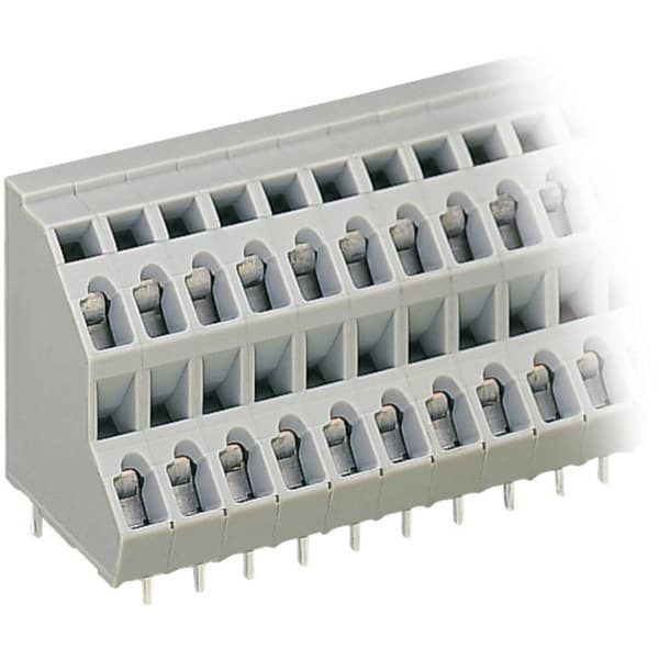 WAGO 736-108 Dubbeldäckad terminal 2.50 mm² Antal poler 16 Grå 1 st