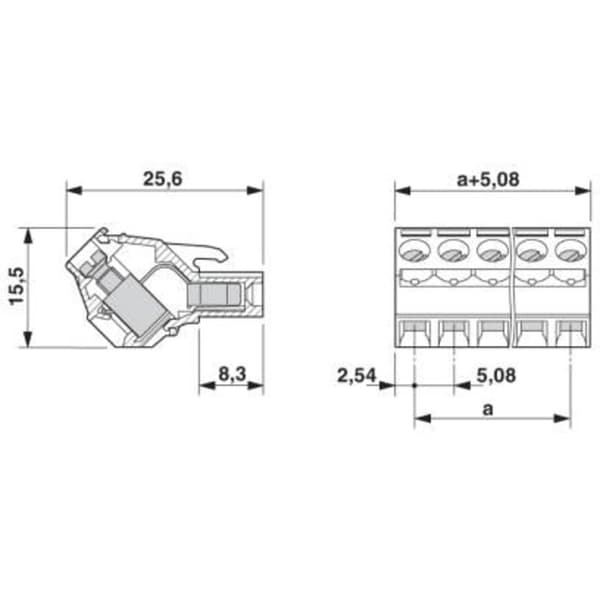 Phoenix Contact Sockelhuskabel Totalt antal poler 13 Rastermått: 5.08 mm 1826393 1 st