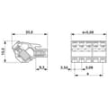 Miniatyrbild 3 av 4: Phoenix Contact Sockelhuskabel Totalt antal poler 13 Rastermått: 5.08 mm 1826393 1 st