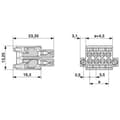 Miniatyrbild 4 av 4: Phoenix Contact Sockelhuskabel Totalt antal poler 12 Rastermått: 3.5 mm 1790399 1 st