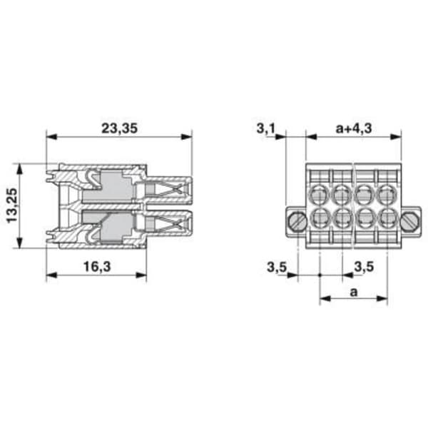 Phoenix Contact Sockelhuskabel Totalt antal poler 12 Rastermått: 3.5 mm 1790399 1 st