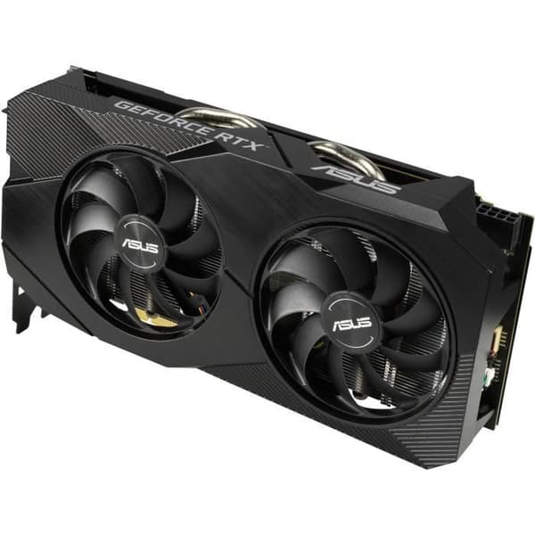 ASUS grafikkort Dual DUAL-RTX2060-O6G-EVO - GeForce RTX 2060 - 6 GB GDDR6 (90YV0CH2-M0NA00)