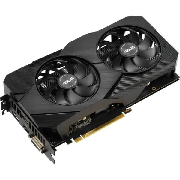 ASUS grafikkort Dual DUAL-RTX2060-O6G-EVO - GeForce RTX 2060 - 6 GB GDDR6 (90YV0CH2-M0NA00)