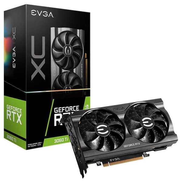 Grafikkort - EVGA - GeForce RTX 3060 Ti XC Gaming - 6Go - PCI Express 3.0 - HDMI