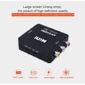 Miniatyrbild 3 av 4: Asbter RCA till HDMI-adapter AV till HDMI-omvandlare AV till HDMI-adapter Stöd 1080P med USB-laddningskabel Ho