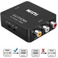 Miniatyrbild 1 av 4: Asbter RCA till HDMI-adapter AV till HDMI-omvandlare AV till HDMI-adapter Stöd 1080P med USB-laddningskabel Ho