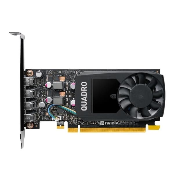 PNY VCQP1000V2-SB NVIDIA QUADRO P1000 V2 4GB GDDR5 GRAFIKKORT Svart