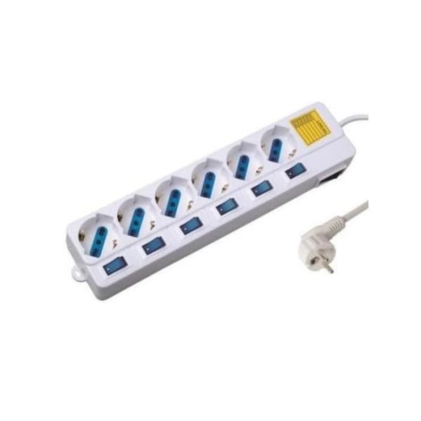 EWENT EW3932 Tryckt kretskort 6 uttag med 6 brytare