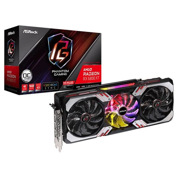 ASRock AMD Radeon RX 6800 XT 16GB GDDR6 Gaming Grafikkort