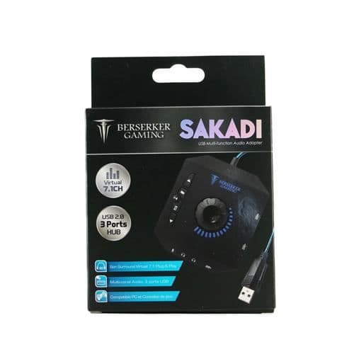 USB Audio Pro Adapter SAKADI BERSERKER GAMING
