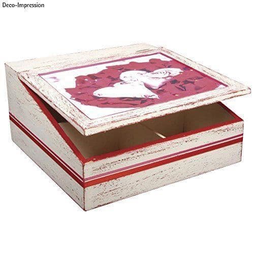 RAYHER HOBBY Trälåda med gångjärnslock FSC Mix Credit 24x 24x 12cm 4fack - 62409000