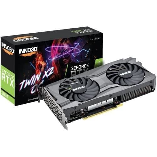Grafikkort - INNO3D - GeForce RTX 3060 Twin X2 - 8 GB GDDR6 - NVIDIA G-SYNC - DirectX 12 Ultimate