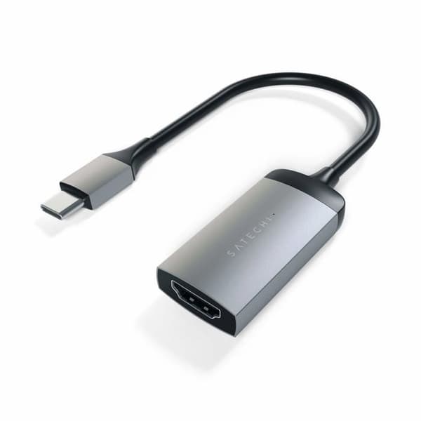 Satechi USB-C HDMI extern videoadapter grå