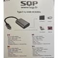 Miniatyrbild 2 av 2: USB 3.1 TYP C till HDMI VIDEOADAPTER 15CM 4K 60HZ