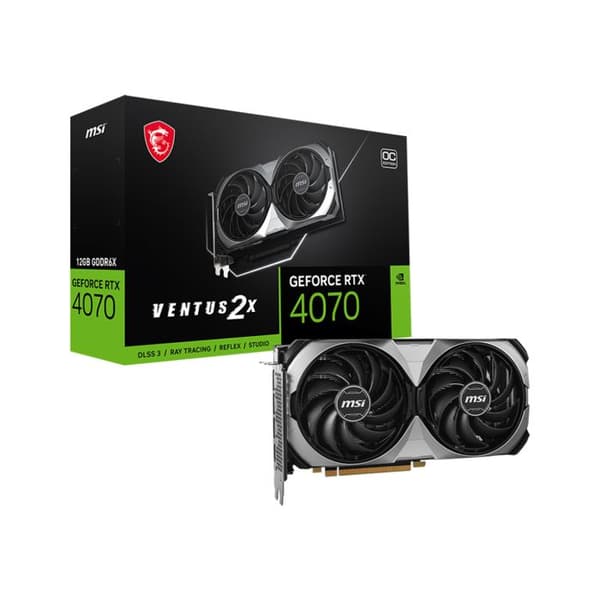 MSI - Grafikkort - RTX 4070 VENTUS 2X E 12G OC