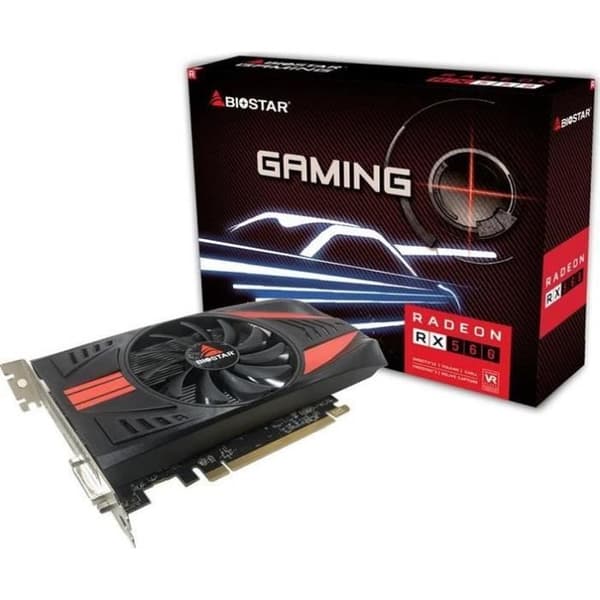 Karta Biostar Radeon RX 560 Gaming OC 4GB GDDR5 (VA5615RF41-TBE1A-BS2)