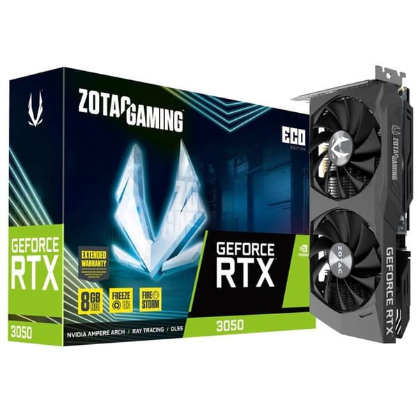 Nvidia Zotac GeForce RTX 3050 Eco 8GB grafikkort