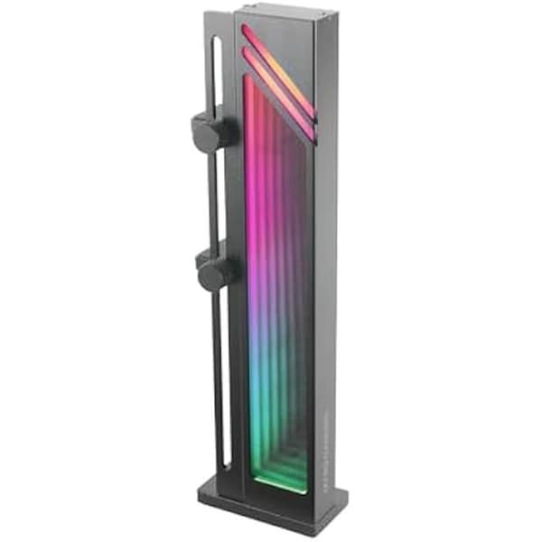 MARSGAMING Mars Gaming MCA-GCB, Grafikkortshållare, ARGB Infinity Mirror Illumination, ARGB Sync GPU-hållare, Base