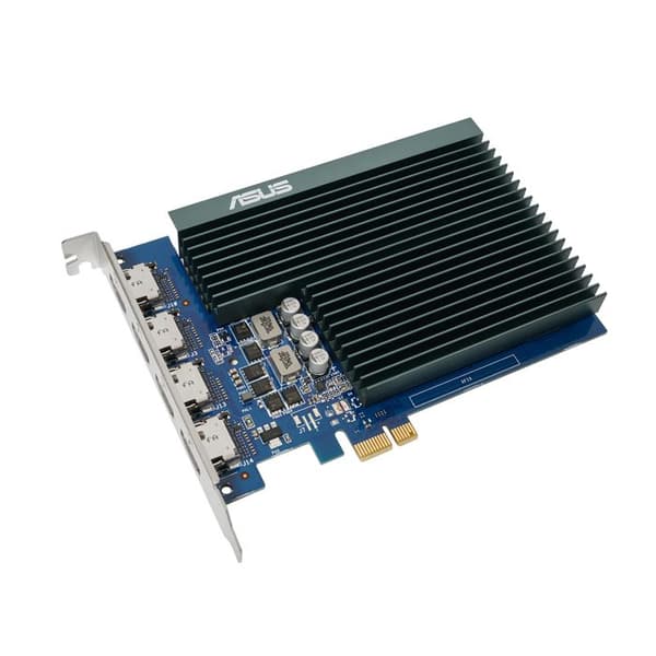 Grafikkort - ASUS - GT730-4H-SL-2GD5 - 2 GB GDDR5 - Passiv kylning - Flera skärmar
