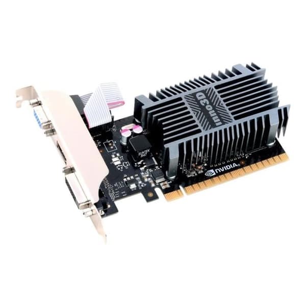Inno3D GeForce GT 710 LP grafikkort - 2 GB DDR3 - Liten formfaktor - DVI, D-Sub, HDMI