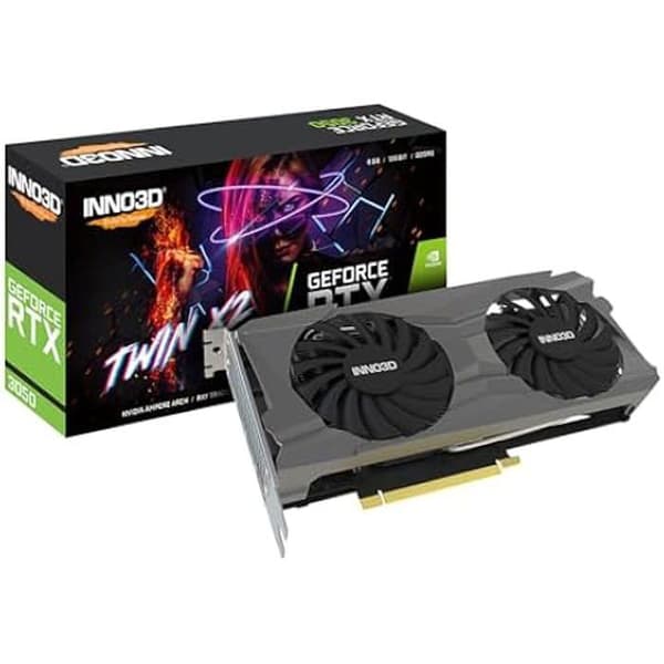 Inno3D GeForce RTX 3050 Twin X2 NVIDIA 8GB GDDR6 Svart