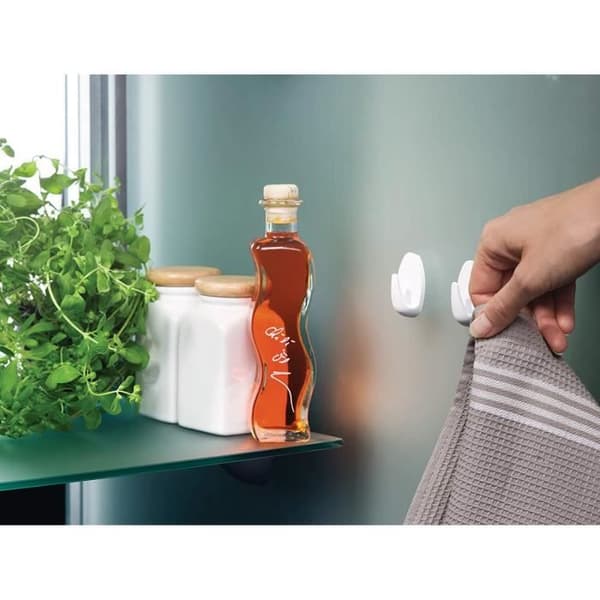 Tesa Small Powerstrips självhäftande krok Oval Vit - 57533-00017-01