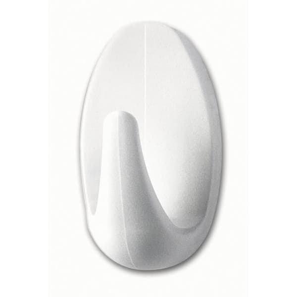 Tesa Small Powerstrips självhäftande krok Oval Vit - 57533-00017-01