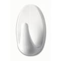 Miniatyrbild 2 av 4: Tesa Small Powerstrips självhäftande krok Oval Vit - 57533-00017-01