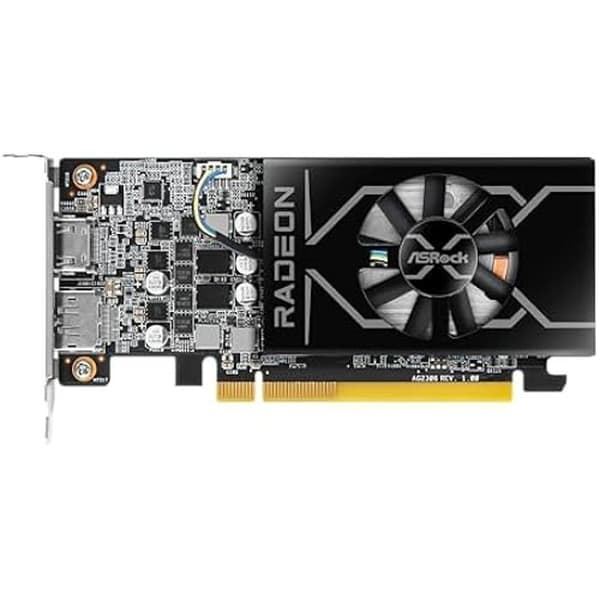Grafikkort - ASRock - RX6400 - GDDR6 4 GB - 1 DisplayPort-port - 1 HDMI-port