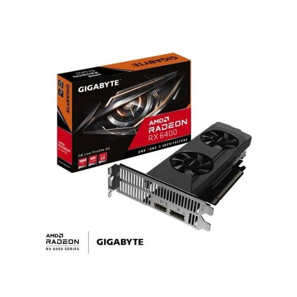 Grafikkort - Gigabyte - Radeon RX 6400 - 4 GB - HDMI - PCI Express 4.0