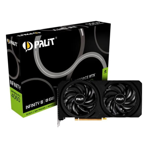 Grafikkort - Nvidia - GeForce RTX 4060 Infinity 2 - 8 GB GDDR6 - Ray tracing - DLSS 2.0