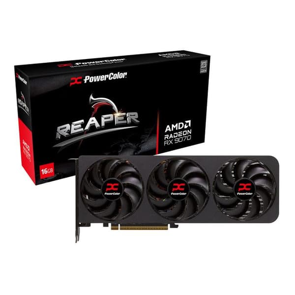 Grafikkort - PowerColor - Radeon RX 9070 - 16 GB - HDMI - PCI Express 4.0 x16