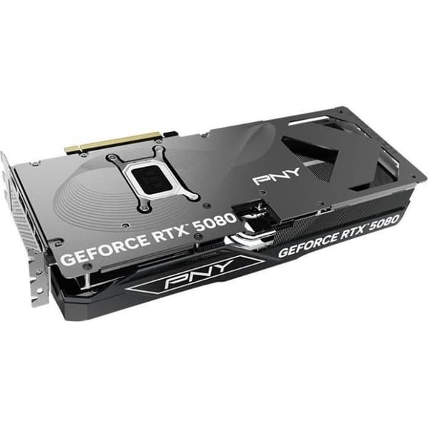 Grafikkort - PNY - GeForce RTX 5080 - 16 GB - Överklockad - PCIe 5.0 (VCG508016TFXPB1-O)