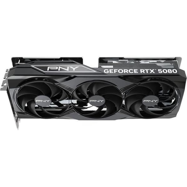 Grafikkort - PNY - GeForce RTX 5080 - 16 GB - Överklockad - PCIe 5.0 (VCG508016TFXPB1-O)