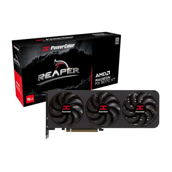 Grafikkort - PowerColor - Reaper - AMD Radeon RX 9070 XT - 16 GB - PCI Express 4.0 x16