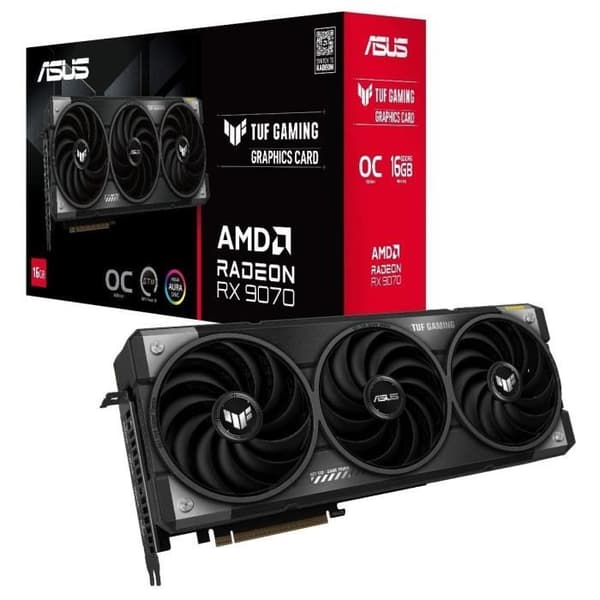 Grafikkort - ASUS - TUF-RX9070-O16G-GAMING
