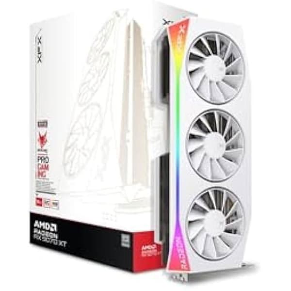 Grafikkort - XFX - Radeon RX 9070XT OC - 16 GB GDDR6 - RGB - HDMI och 3xDP