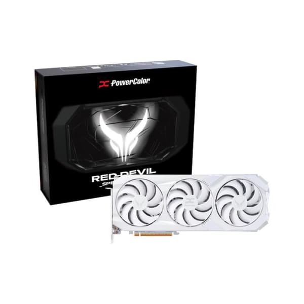 Grafikkort - PowerColor - RX 9070 XT - 16 GB - AMD Radeon - PCI Express 4.0 x16 Vit