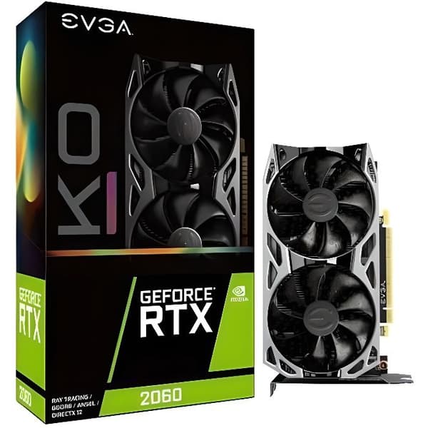 Grafikkort - EVGA - GeForce RTX 2060 KO ULTRA - 6 GB GDDR6 - Ray tracing - Förbättrad kylning