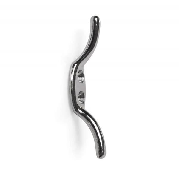 Bulk Hardware Paket med 2 medelstora förankringsklossar i förnicklad mässing - BH01585
