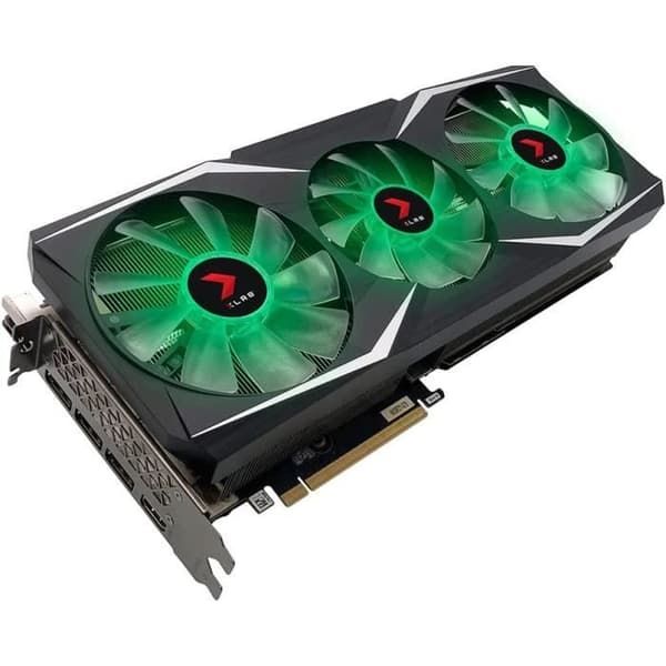 PNY GeForce RTX™ 3090 Ti 24GB GDDR6X XLR8 Gaming Epic-X RGB™ Uprising Triple Fan Overclocked Edition grafikkort, svart