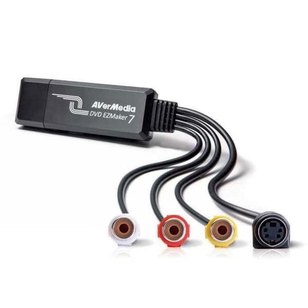 AVERMEDIA DVD EZMAKER 7 C039BH SD Video Capture Box för digitalisering av VHS