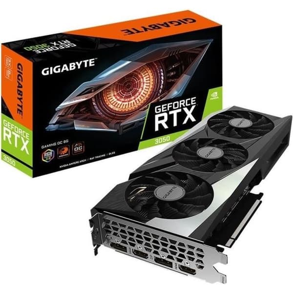 Grafikkort - GIGABYTE - RTX 3050 GAMING OC 8 GD (GV-N3050GAMING OC-8GD)