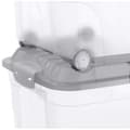 Miniatyrbild 3 av 3: Rothobabydesign Rotho Set med 2 plastförvaringslådor med lock och hjul 57 l - 6674702590WS